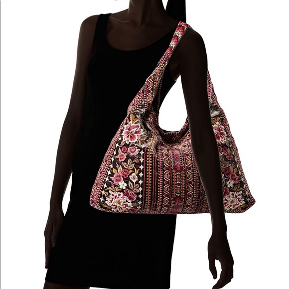 Johnny Was Valmere Embroidered Velvet Hobo Bag - Picture 5 of 5
